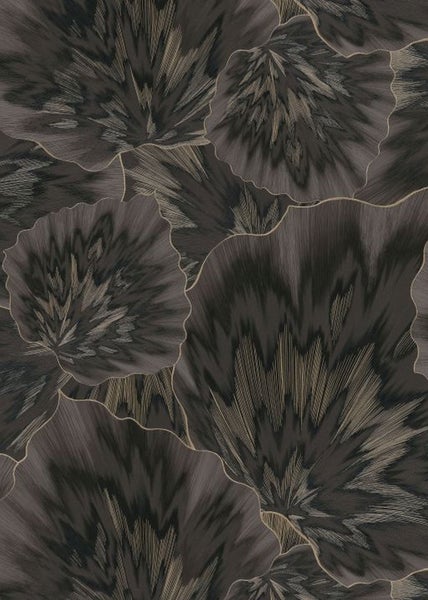 Seerosen mit Blättern im Teich