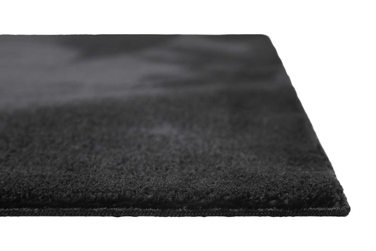 Kurzflor-Teppich Schwarz soft & weich Lago Homie Living 200x290 cm