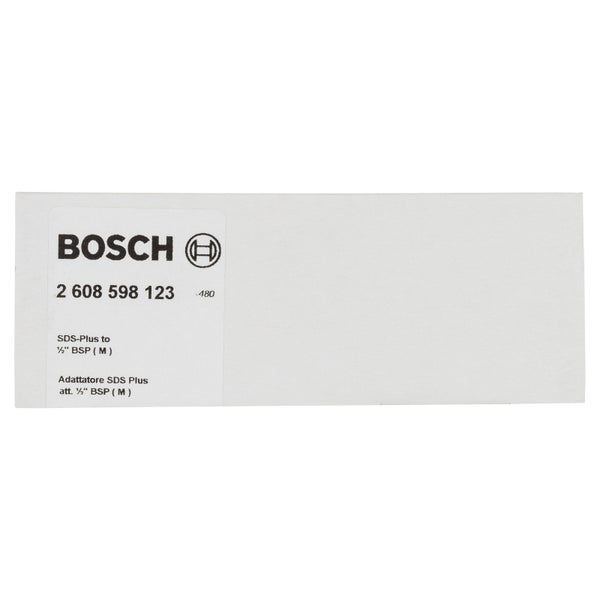 Bosch Adapter für Diamantbohrkronen Maschinenseite SDS plus Kronenseite G 1/2 115 mm - 2608598123