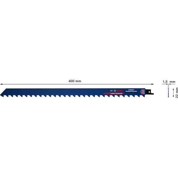 Bosch Expert Aerated Concrete S 2041 HM Säbelsägeblatt - 2608900413