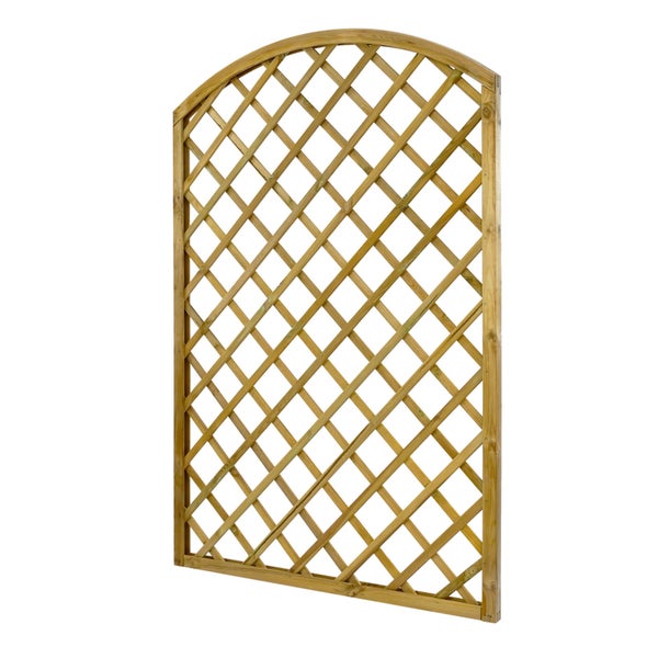 Holz Sichtschutzelement mit diagonaler Anordnung