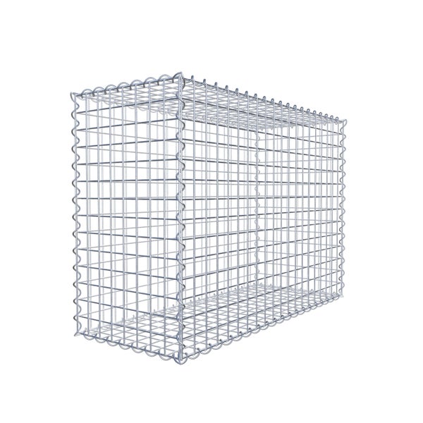 Gabione 100 cm x 70 cm x 40 cm (L x H x T), Maschenweite 5 cm x 5 cm, Spirale