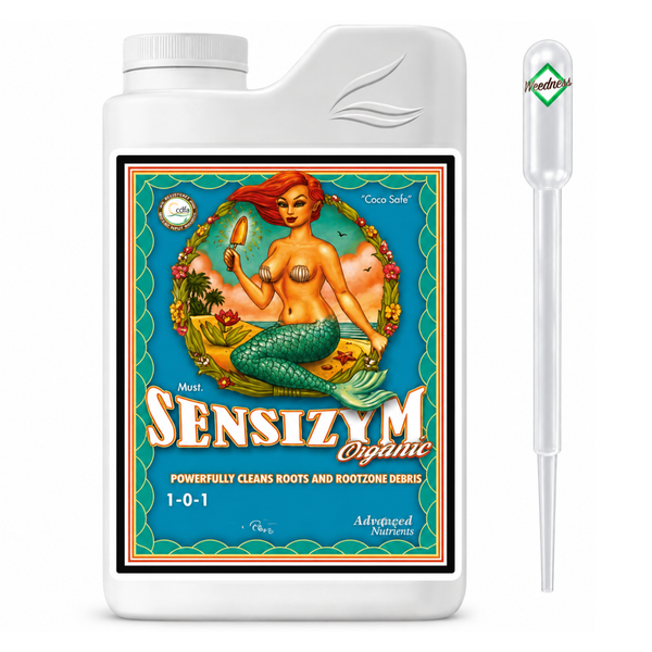 Advanced Nutrients Sensizym Organic Wurzelreiniger in Kunststoffflasche mit Dosierpipette