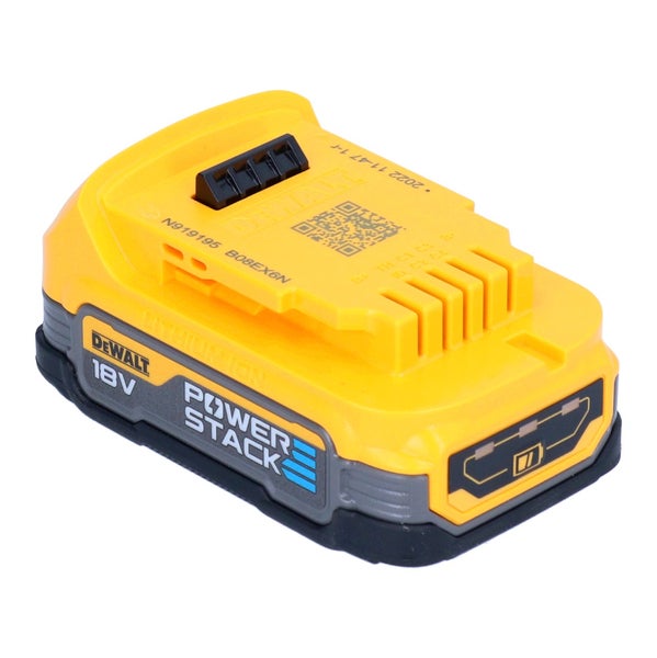 DeWalt 18 Volt PowerStack Lithium-Ionen-Akku für Elektrowerkzeuge.