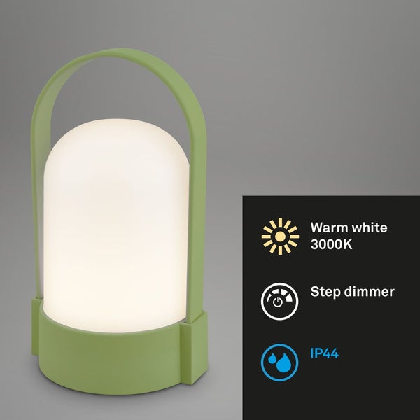 LED Tischlampe Akku LED Tischleuchte Dimmbar Kabellos Touch Terrasse Warmweiß