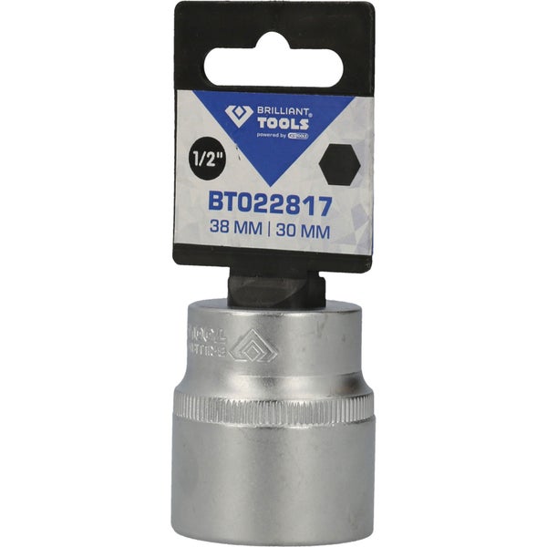 BRILLIANT TOOLS 1/2 Sechskant-Stecknuss 30 mm - BT022817