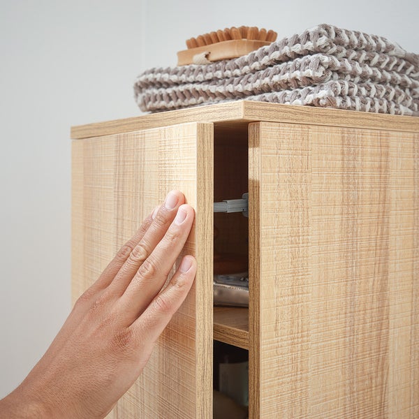 Home Deluxe - Badmöbel-Set - WANGEROOGE BIG Holz - Large - inkl. Waschbecken und komplettem Zubehör - Breite Waschbecken: ca. 80cm I Badezimmermöbel Waschtisch Badmöbelset