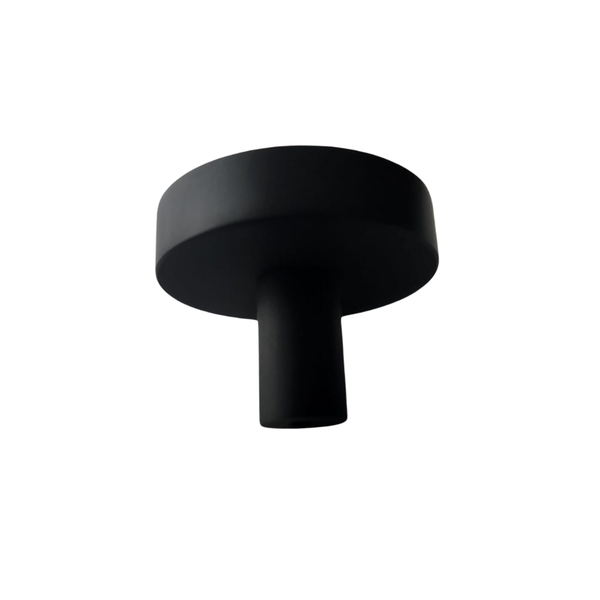 Schrankknopf / Möbelknopf Kreis 40 mm Schwarz