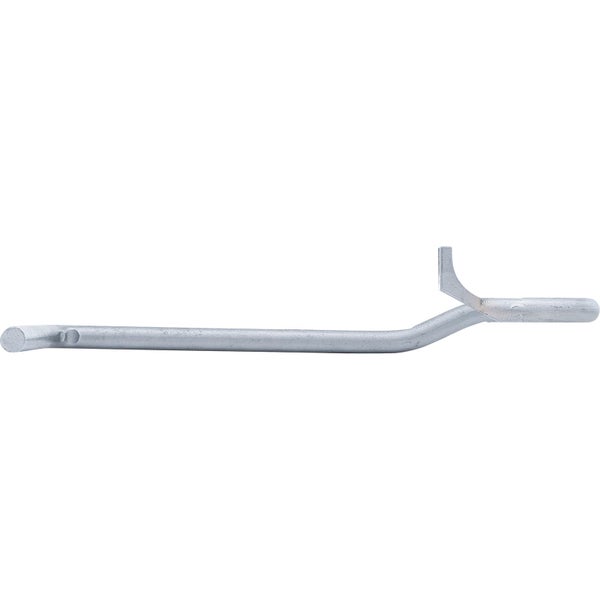 Schirmständer mit spiralförmigem Design auf Holzterrasse