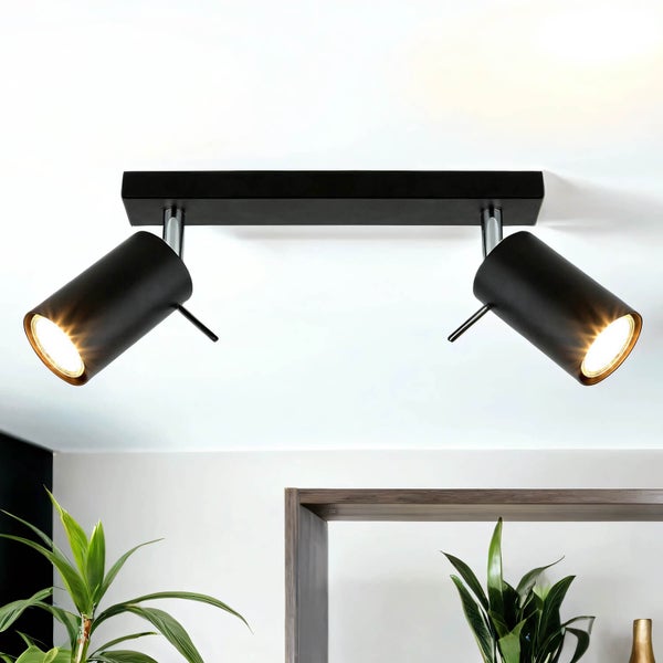 Deckenleuchte mit zwei Strahlern