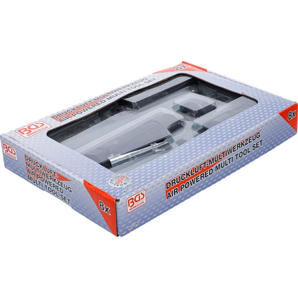 Druckluft-Multiwerkzeug Set in Verpackung