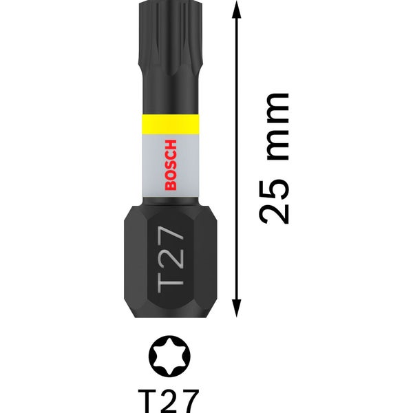 Bosch PRO Torx Impact Bit T27 25 mm 2-tlg. - 2608522476
