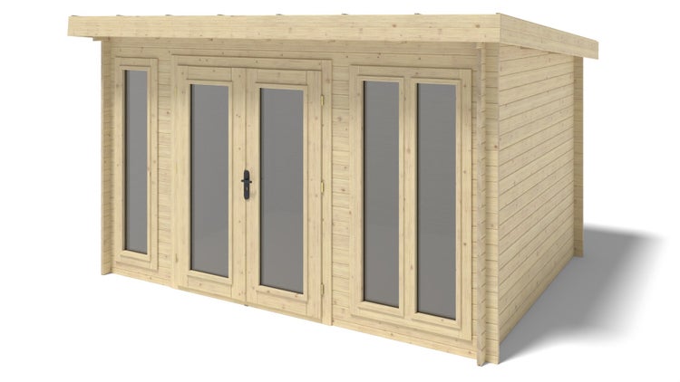 Gartenhaus, Gerätehaus 12m2 - 4x3m - 34mm
