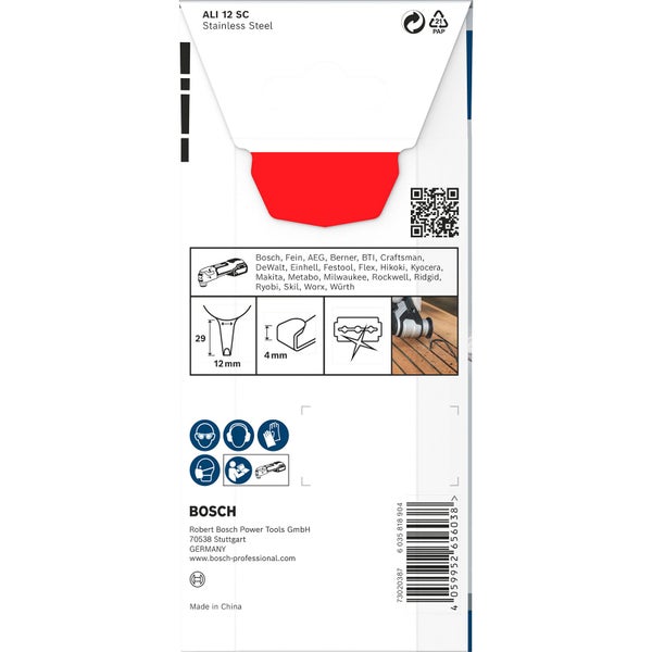 ALI 12 SC Edelstahlsägeblatt Verpackung