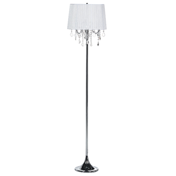 Stehlampe EVANS Metall Weiß
