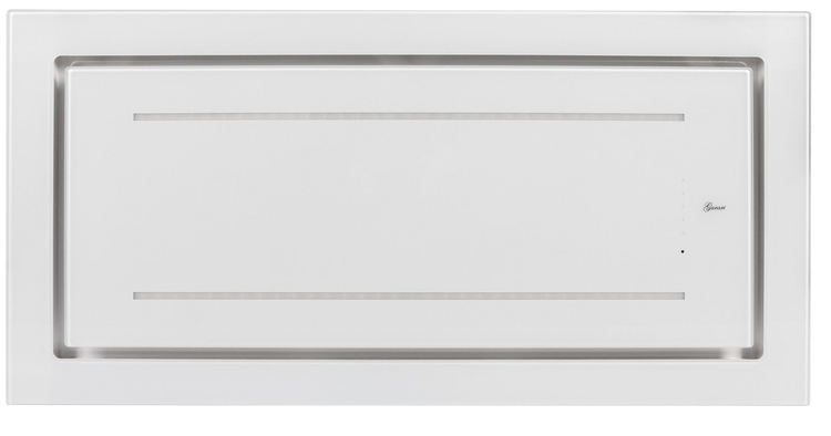 Deckenhaube Gurari mit integrierter LED Beleuchtung in rechteckigem Design