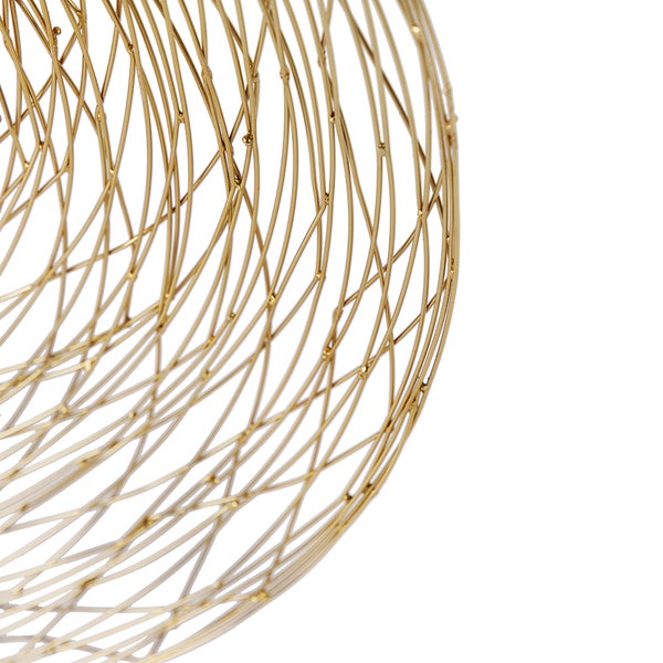 Dekoschale aus Metallgeflecht