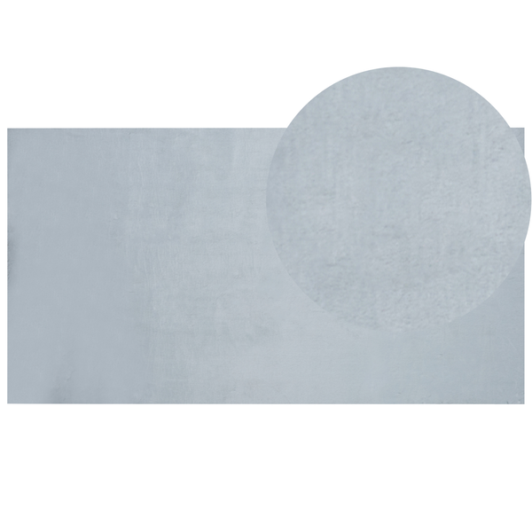 Kunstfellteppich Kaninchen mintgrau 80 x 150 cm MIRPUR