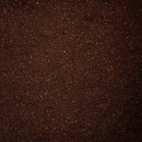 Fein strukturierte Blumenerde mit organischen Bestandteilen.