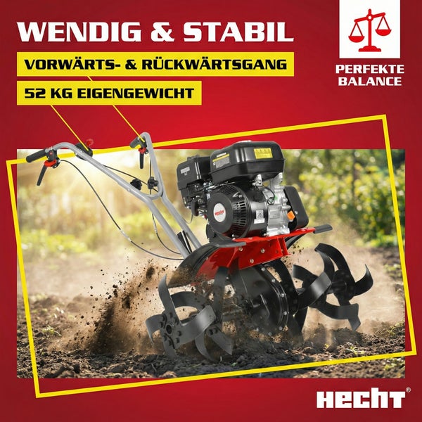 Motorhacke für die Bodenbearbeitung im Garten