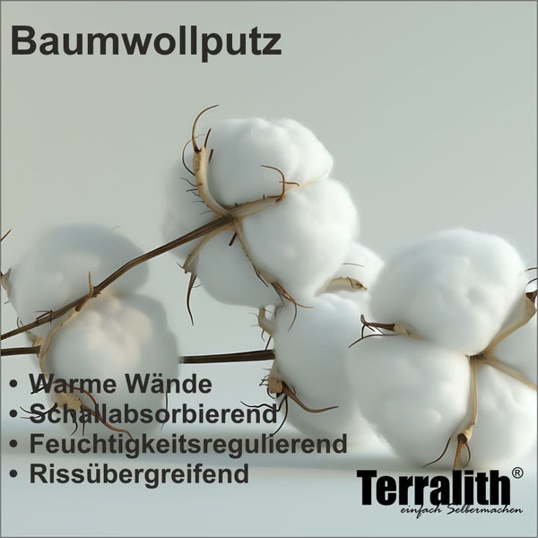 Terralith Baumwollputz Flüssigtapete  (BWP) -1 kg- BWP93