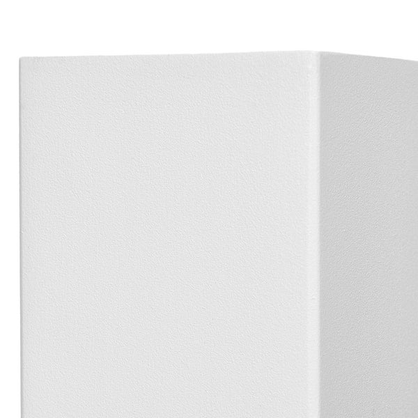PRIOS Wandleuchte außen Tetje (Modern) in Weiß aus Aluminium (2 flammig, GU10) - Außenwandleuchten Wandlampe Led Außenlampe Outdoor für Außenwand/Hauswand Haus Terrasse & Balkon