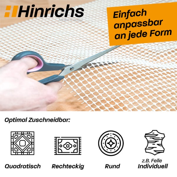 Hinrichs Teppichunterlage 40x60cm inklusive Filzklebebunkte
