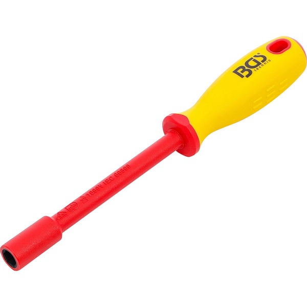 BGS VDE-Steckschlüssel-Schraubendreher Sechskant SW 9 mm Klingenlänge 125 mm - 71089