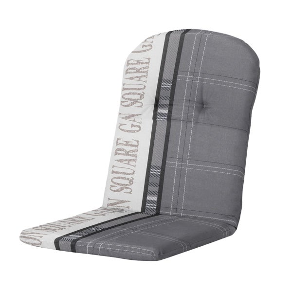 Stuhlauflage Stapelstuhl Madison Garden Grey - Ca. 96x45 cm - 4er-Set