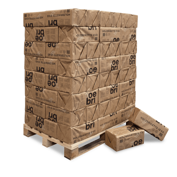 Oebri Ruf Premium Briketts 10kg x 96 Gebinde 960kg Palette