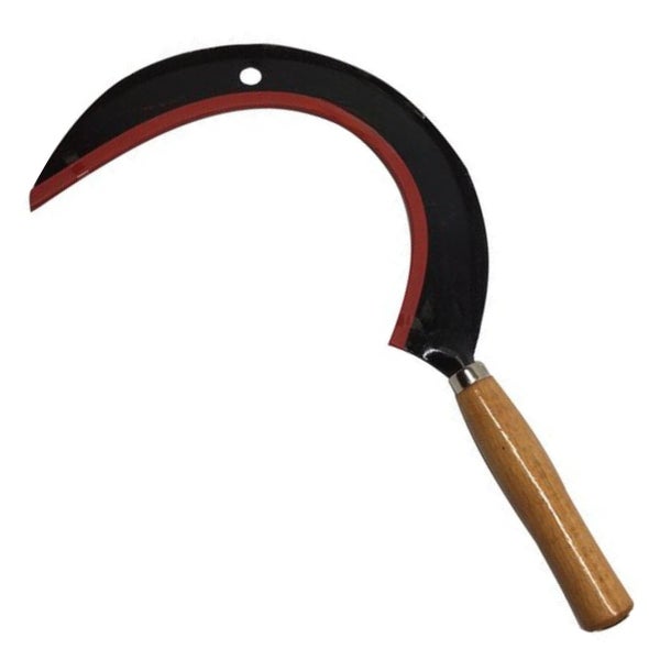 Sichel mit Holzgriff