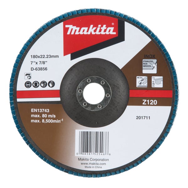 Makita Fächerscheibe 180x22.23 Millimeter