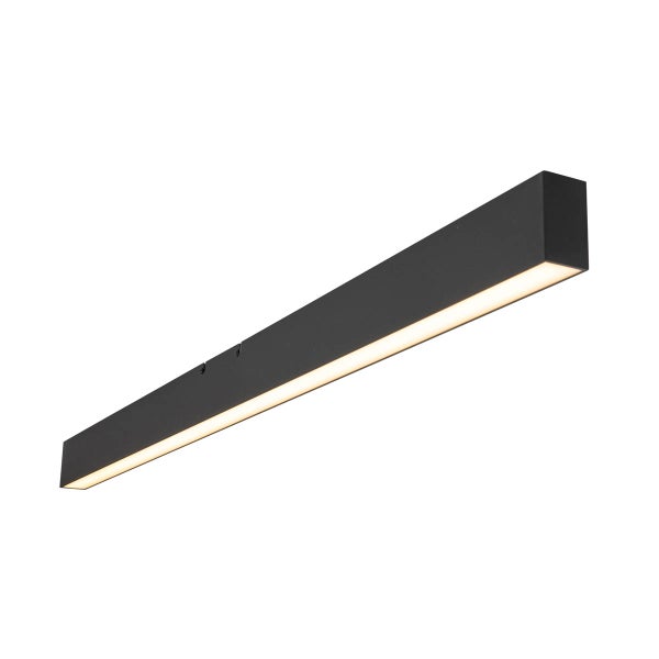 Schwarze LED-Deckenleuchte