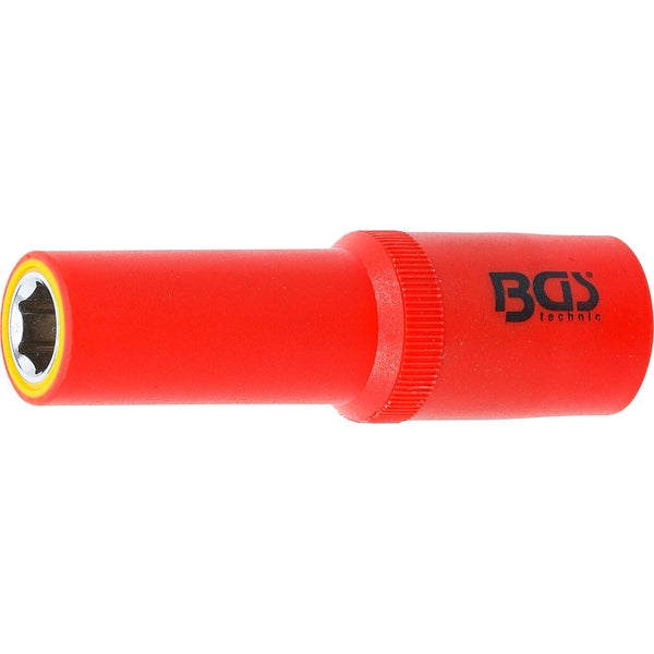 BGS VDE-Steckschlüssel-Einsatz Sechskant Antrieb Innenvierkant 12,5 mm (1/2) SW 11 mm - 72061