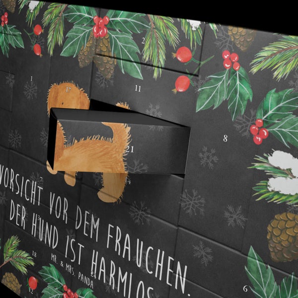 Mr. & Mrs. Panda Befüllbarer Adventskalender Hund Flauschig - Schwarz