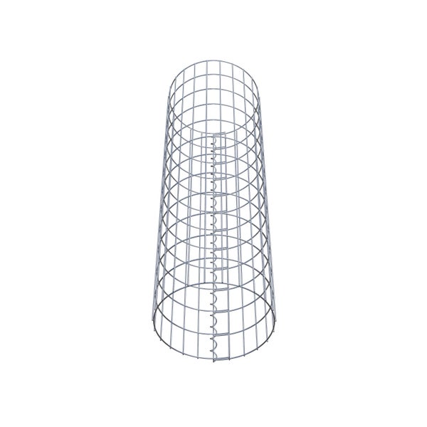 Gabionensäule Durchmesser 37 cm, MW 5 x 10 cm rund - Höhe: 1,20 m