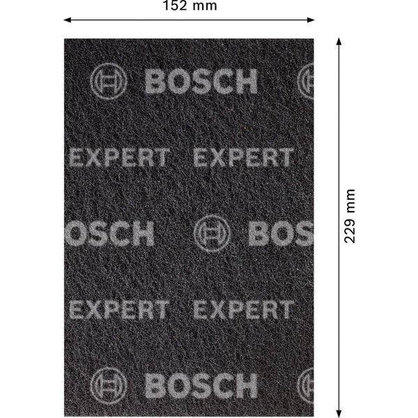 Bosch Expert Schleifvlies mit den Maßen 152 mm x 229 mm