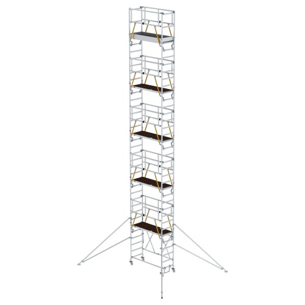 MUNK Klappgerüst SG 0,75x1,80m mit Ausleger und Sicherheitsgeländer 11,89m AH