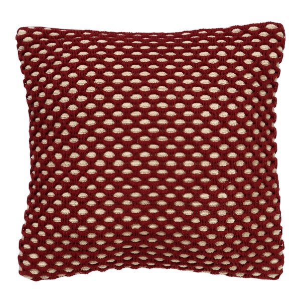 Denley Kissenbezug - Mit Blöcken 45x45 cm, Rot