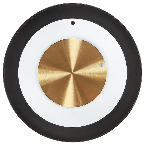 Wanduhr CLUSES 30 cm Metall Schwarz