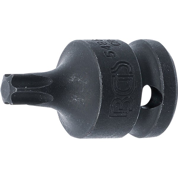 KS Tools Kraft-Bit-Stecknuss-Satz mit sechs Teilen in roter Metallbox