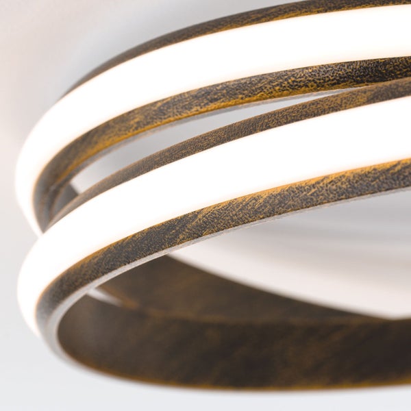 LED-Deckenleuchte mit den Maßen 120 mm Höhe und 580 mm Durchmesser