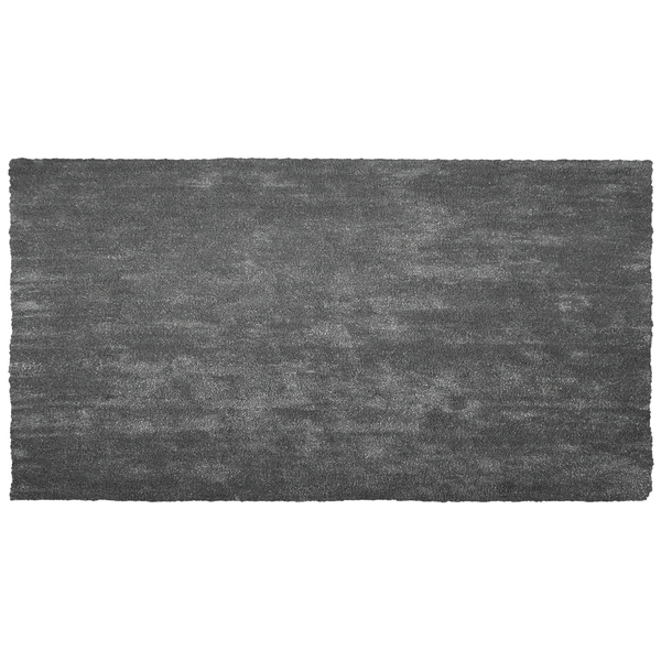 Zottelteppich DEMRE Dunkelgrau 80 x 150 cm