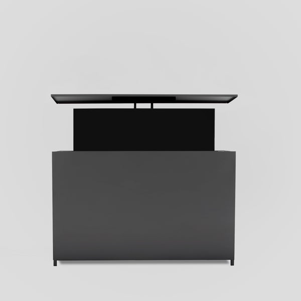 Fernsehschrank mit ausgefahrenem Bildschirm