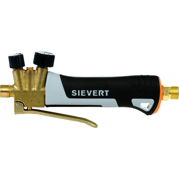 Sievert Handgriff Pro für Lötgeräte mit Messing-Ventilblock und ergonomischem Griffstück.