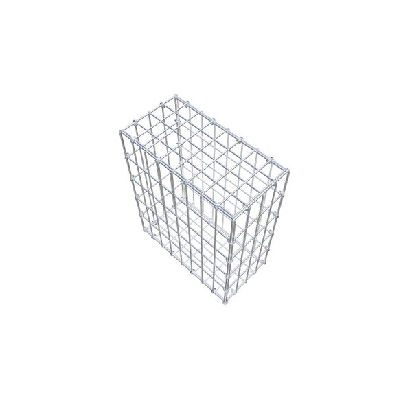 Gabione 50 cm x 40 cm x 20 cm (L x H x T), Maschenweite 5 cm x 10 cm, C-Ring