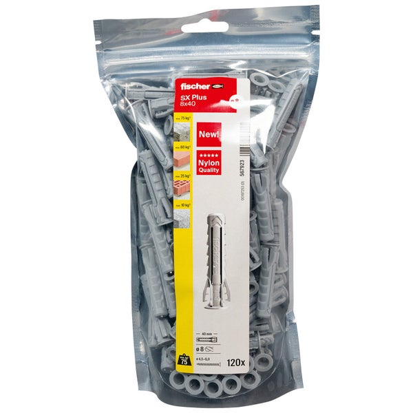 Fischer Dübel SX Plus 8x40 BigPack (120 Stk.) - 567923