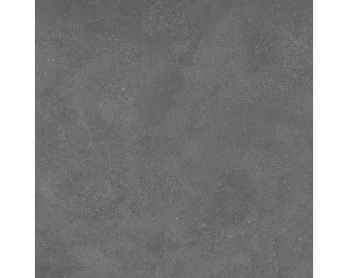 Graue Bodenfliese mit Betonoptik.