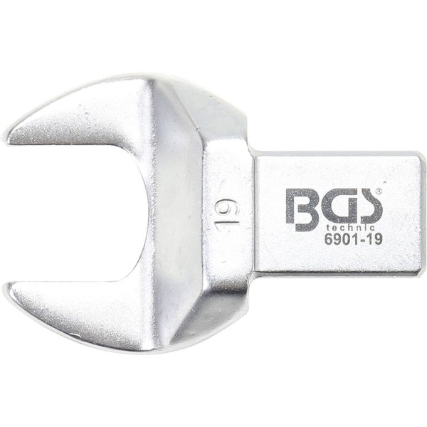 BGS Einsteck-Maulschlüssel 19 mm Aufnahme 14 x 18 - 6901-19