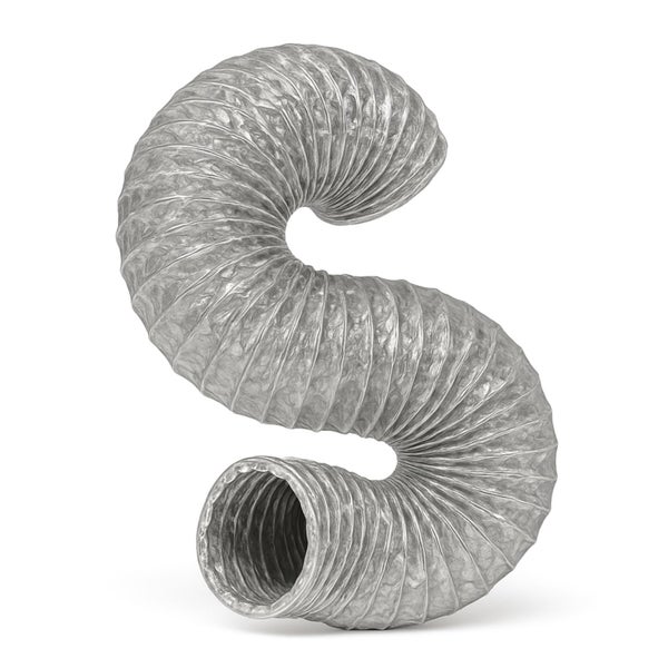 Flexibler Lüftungsschlauch aus Aluminium für Lüftungssysteme.